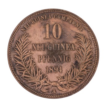 Deutsch Neuguinea – 10 Pfennig 1894/A,