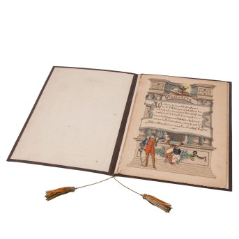 Mappe Studentenverbindung, Anfang 20. Jh.,
