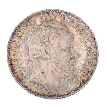 AD - Württemberg, Karl (1864-1891) Siegestaler 1871
