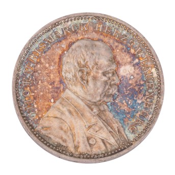 Dt. Kaiserreich /SILBERmedaille - Zur 80-Jährigen Geburtstagsfeier 1895