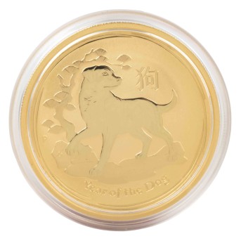 Australien /GOLD - 1 Unze Lunar-Serie II. 100$ 2018 (Hund)