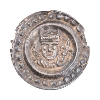 Ulm, königliche Münzstätte - Friedrich II. 1215-1250, Brakteat 1220-1250.