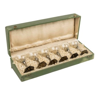 SET VON SECHS LIKÖRKELCHEN