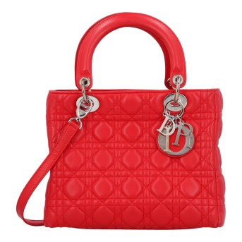 DIOR Umhängetasche 'MITTELGROSSE LADY DIOR', Koll.: 2008, akt. NP.: 5.800,-€.