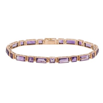 Armband mit Amethysten