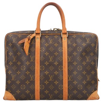 LOUIS VUITTON VINTAGE Aktentasche "PORTE DOCUMENTS".