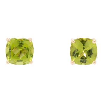 Paar Ohrstecker mit Peridots,