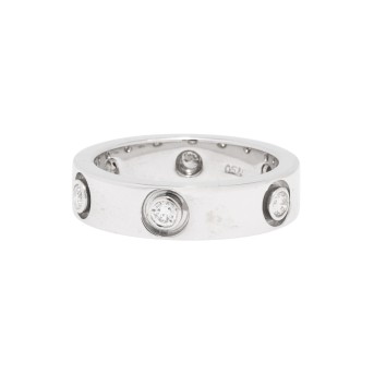 Ring mit 6 Brillanten,
