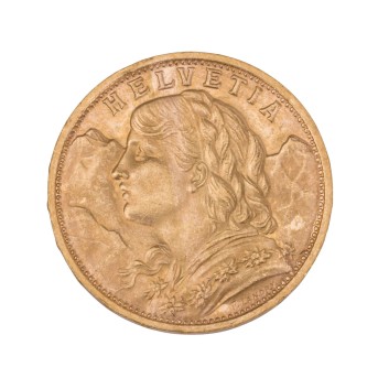 Schweiz/GOLD 20 Franken 1935LB "Vreneli"