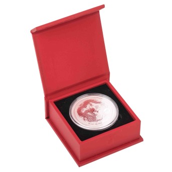 Australien/SILBER 1 Dollar 2012 "Year of the Dragon" & Bayerischer Löw