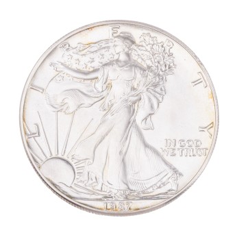 USA/SILBER  1 Dollar 1987 "Silver Eagle"