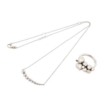 GEORG JENSEN Set "Moonlight Grapes",