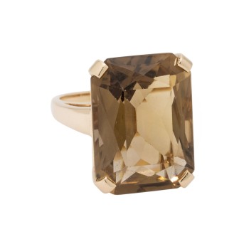 Ring mit Rauchquarz,