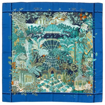 HERMÈS HERMÈS Seidencarré 'JARDINS D'HIVER',