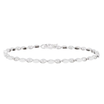 Armband mit 17 Brillanten,