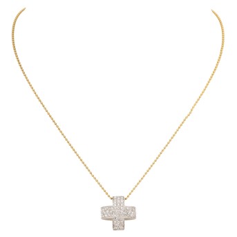 WEMPE WEMPE Collier mit Kreuz,