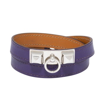 HERMÈS HERMÈS Armband 'RIVALE DOUBLE TOUR', akt. NP.: 755,-€, Gr. M.