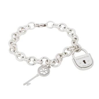 TIFFANY & CO Armband mit Bügelschloss und Schlüssel,