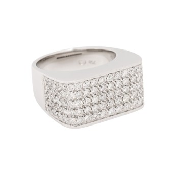 SCHEFFEL Ring mit 105 Brillanten,