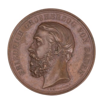 Baden – Bronzemedaille 1881, Ausstellung des Landwirtschaftlichen Vereins,