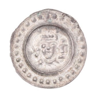 Ulm, königliche Münzstätte - Brakteat 1.H. 13.Jh., Friedrich II. von Hohenstauffen,