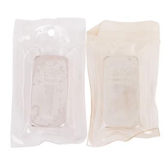 SILBERBARREN – 2 x 100g Degussa,