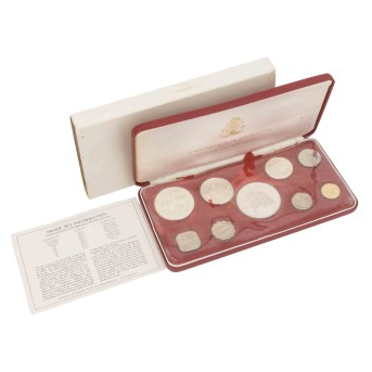 Bahamas/SILBER – Proof Set Franklin Mint 1974,
