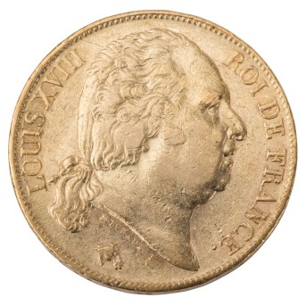 Frankreich - Ludwig XIII. (1815-1824) 20 Francs 1822-A