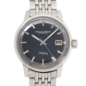 IWC Ingenieur "Jumbo" Herrenuhr Ref. 866A mit Gay Frères Edelstahlband von ca. 1969.