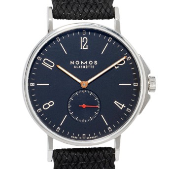 NOMOS Ahoi Atlantik Herrenuhr, Ref. 552. Box und Papiere 2019.