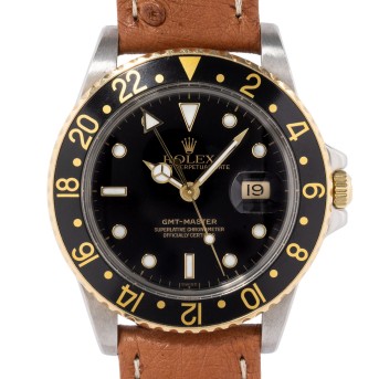ROLEX GMT Master Ref 16753 Herrenuhr von ca. 1979. 