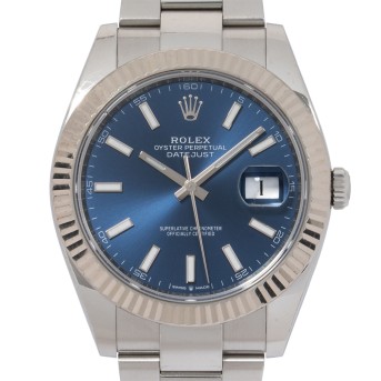 ROLEX ROLEX Datejust 41 Ref 126334 Herenuhr von 2022 mit Box und Papieren.