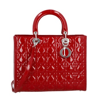DIOR Henkeltasche 'GROSSE LADY DIOR', Koll.: 2009, NP.: ca. 6.200,-€.