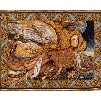 Orientteppich aus Seide. HEREKE/TÜRKEI, 2. Hälfte 20. Jh., 62x80 cm.