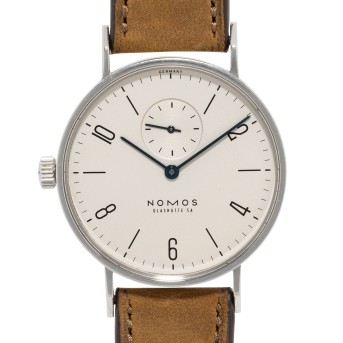 NOMOS Tangente limitierter "Lävograph" 100 Jahre WEMPE Chronometerwerke. Box und Papiere 2005.