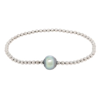 Armband mit schwarzer Tahiti Perle,