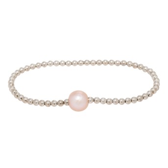 Armband mit  rosa Tahitiperle,
