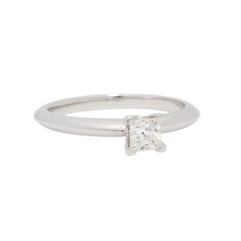 TIFFANY & CO. Ring mit Diamant von ca. 0,31 ct, 