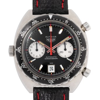 HEUER Vintage Autavia Ref. 1163 mit neuer Revision, ca. 1970er Jahre. 