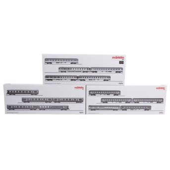 MÄRKLIN Konvolut aus 3 Schnellzugwagen-Sets, Spur H0,