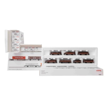 MÄRKLIN 4-tlg Konvolut aus Güterwagen-Sets, Spur H0,