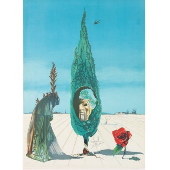 DALI, SALVADOR (1904-1989), "Enigma of the Rose (Das Rätsel der Rose)", 1976,