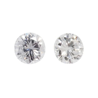Paar lose Brillanten zus. 0,59 ct,