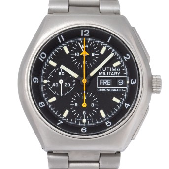 TUTIMA Military Chronograph 'Bund' Ref. 798-02 Herrenuhr, ca. 80er Jahre. 