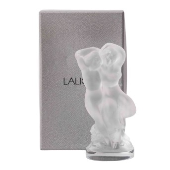 LALIQUE FRANCE, kleine Statuette „Le Faune“,