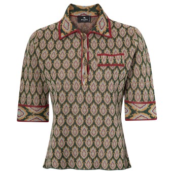 ETRO Poloshirt, Gr. ca. 38 (ital. 44).