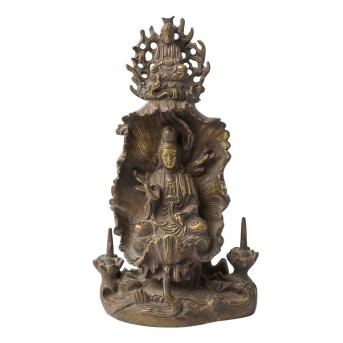 Guanyin aus Messing. INDIEN, 20. Jh.