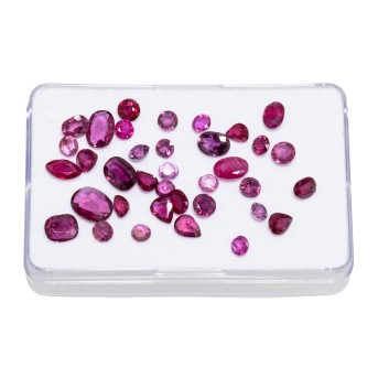 Konvolut Rubine zus. 12,27 ct,