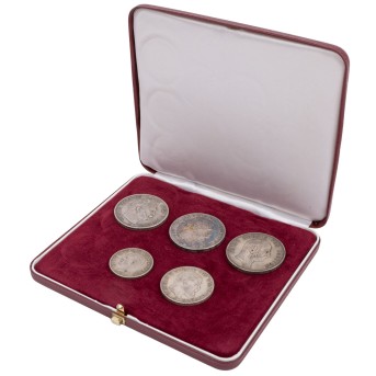 Deutsches Kaiserreich/SILBER – kleines Konvolut von 5 Münzen,