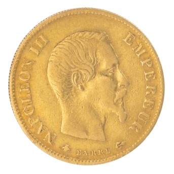 Frankreich/GOLD – 10 Francs 1859, Napoleon III.